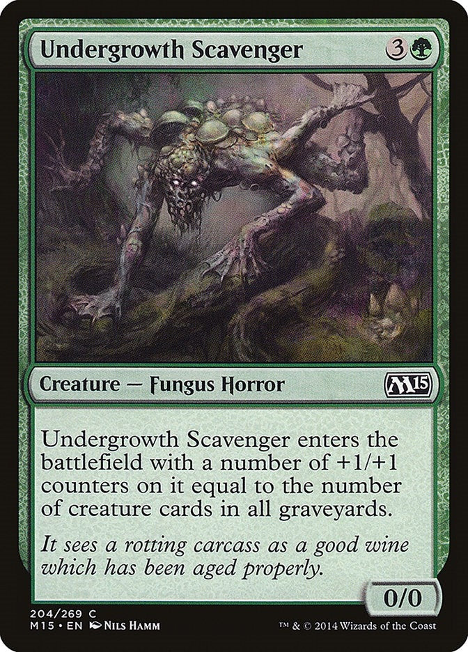 Undergrowth Scavenger (204) [M15] - MTG Single