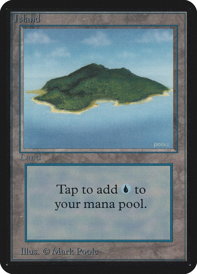 Island (B) [LEA] - MTG Single