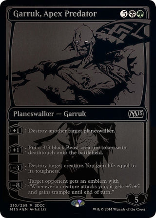 Garruk Apex Predator (SDCC 2014 Exclusive) (210) [MEDIA] - MTG Single