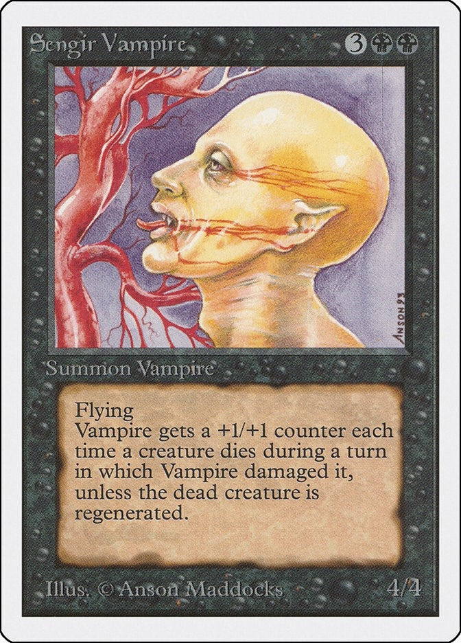Sengir Vampire [2ED] - MTG Single