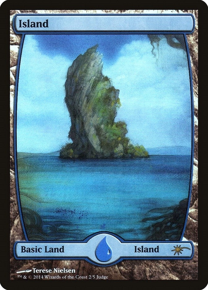 Island - Full Art (2) (2) [JDG] - MTG Single