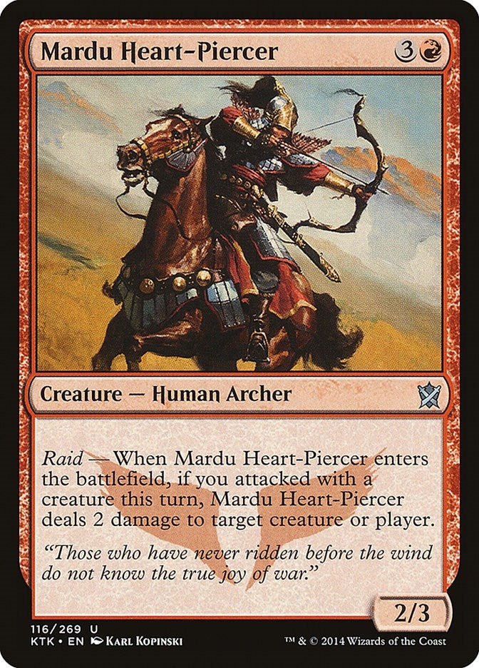 Mardu Heart-Piercer (116) [KTK] - MTG Single