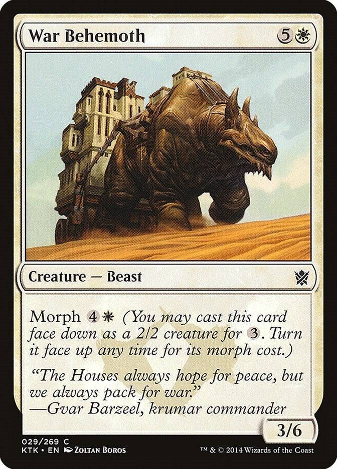 War Behemoth (29) [KTK] - MTG Single