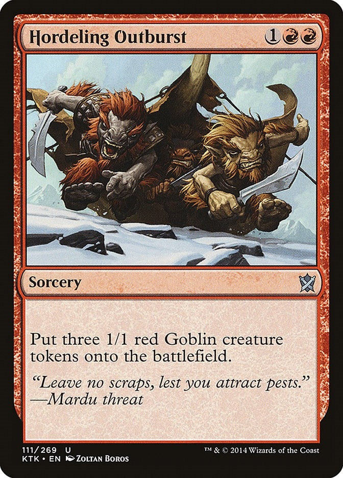 Hordeling Outburst (111) [KTK] - MTG Single