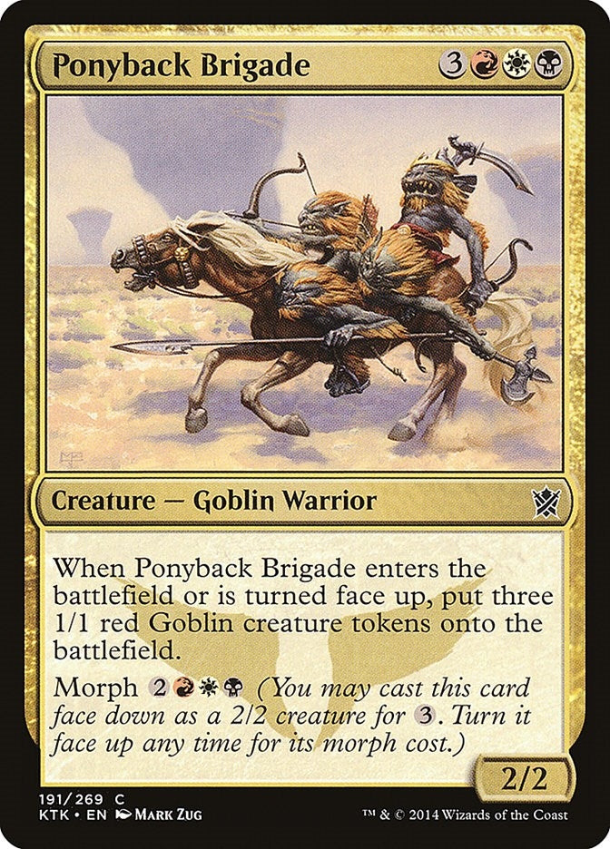 Ponyback Brigade (191) [KTK] - MTG Single