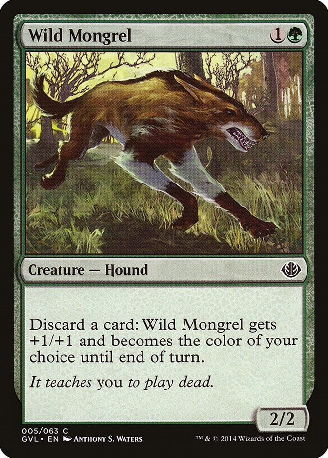 Wild Mongrel [DD3] - MTG Single