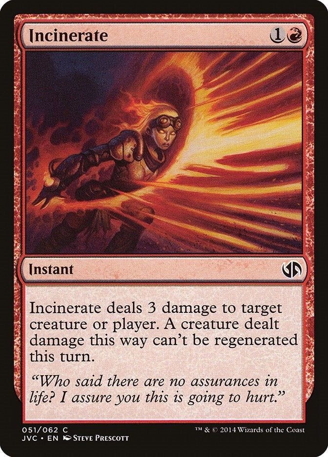 Incinerate [DD3] - MTG Single