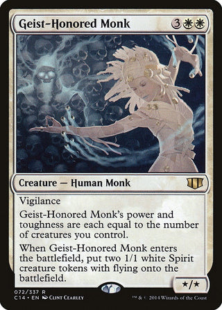 Geist-Honored Monk (72) [C14] - MTG Single