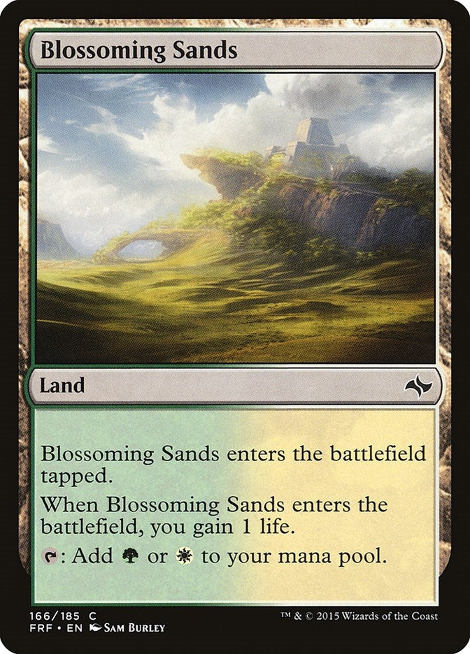 Blossoming Sands (166) [FRF] - MTG Single