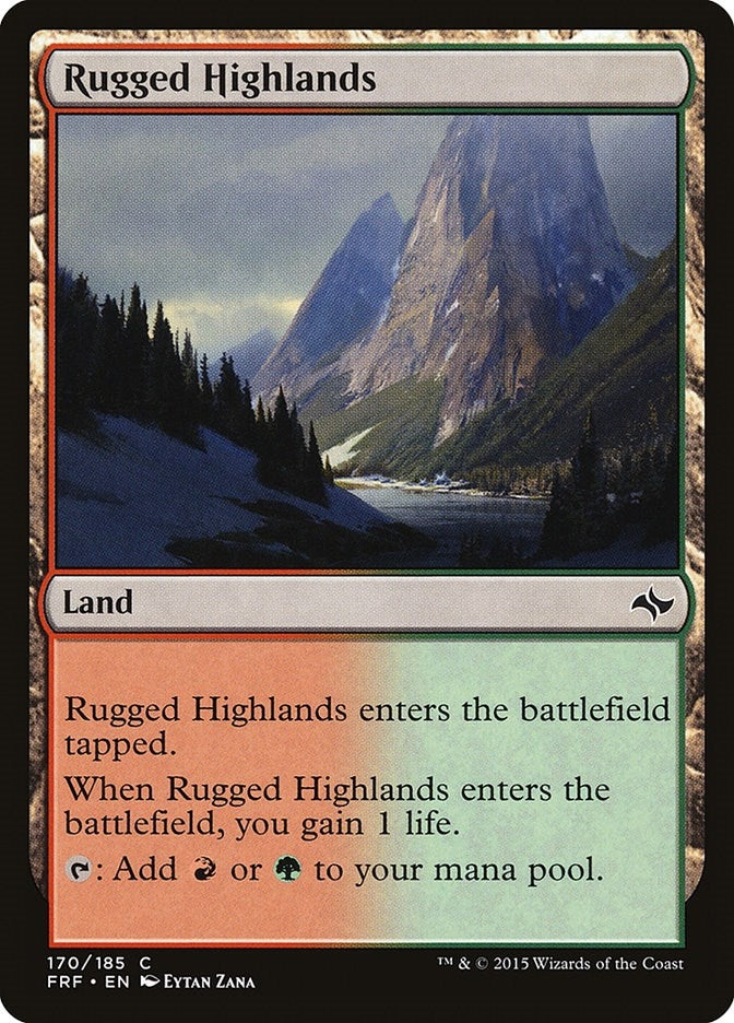Rugged Highlands (170) [FRF] - MTG Single