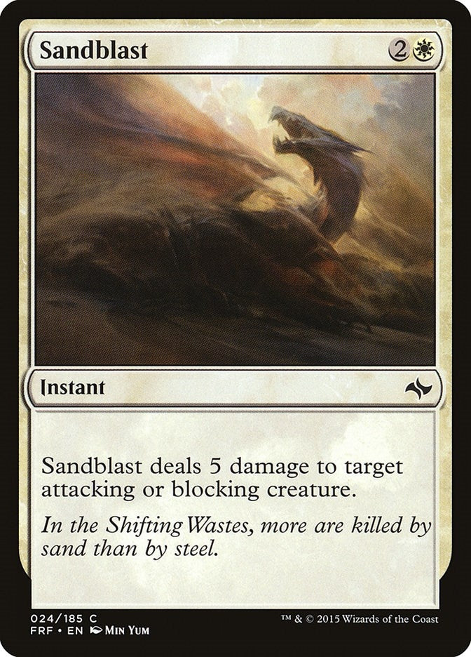 Sandblast (24) [FRF] - MTG Single