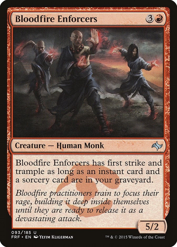 Bloodfire Enforcers (93) [FRF] - MTG Single