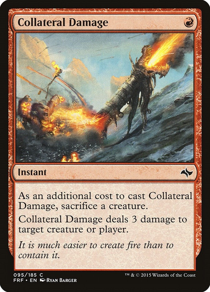 Collateral Damage (95) [FRF] - MTG Single