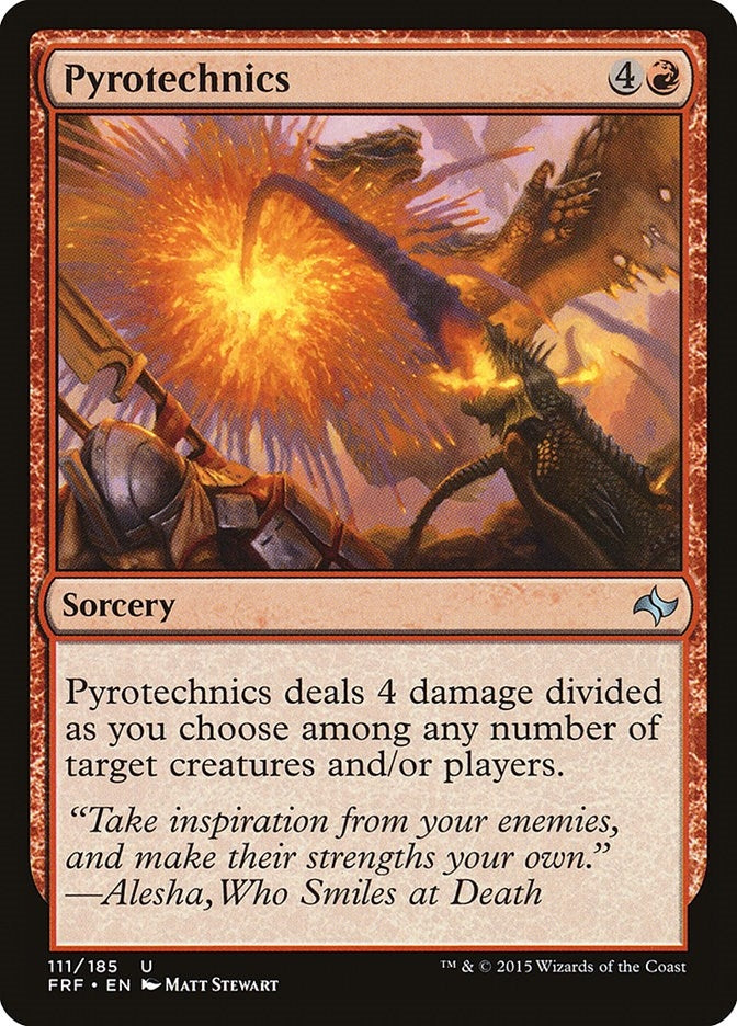 Pyrotechnics (111) [FRF] - MTG Single