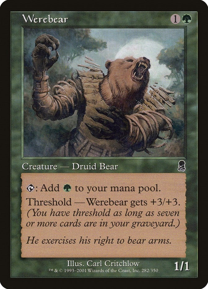 Werebear (282) [ODY] - MTG Single
