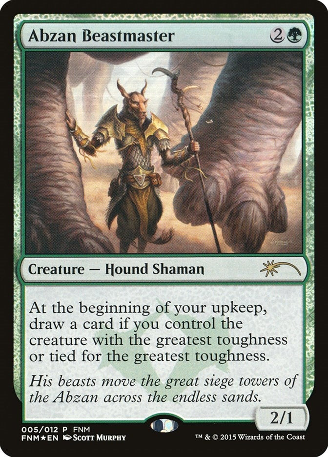 Abzan Beastmaster (5) [FNM] - MTG Single