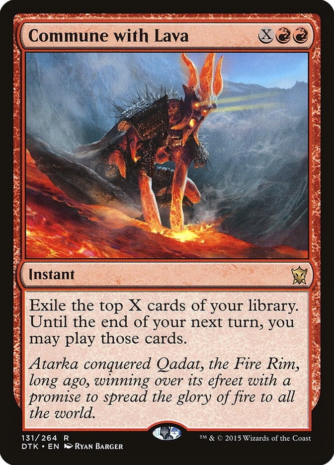 Commune with Lava (131) [DTK] - MTG Single