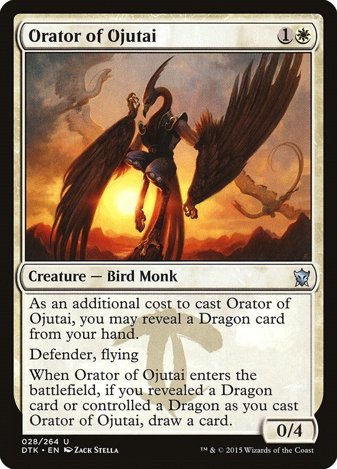 Orator of Ojutai (28) [DTK] - MTG Single