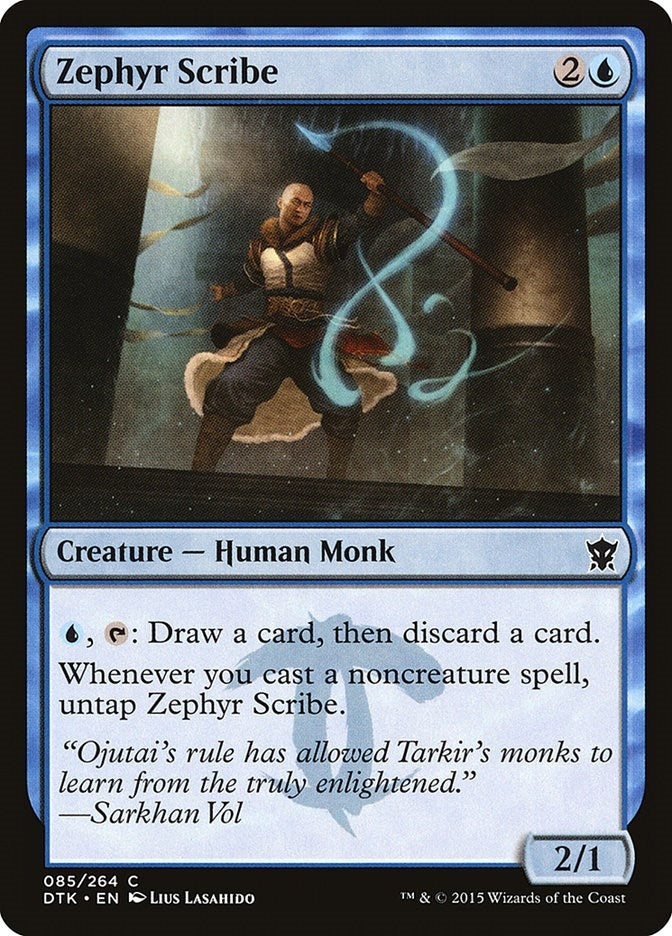 Zephyr Scribe (85) [DTK] - MTG Single