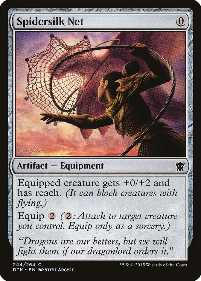 Spidersilk Net (244) [DTK] - MTG Single
