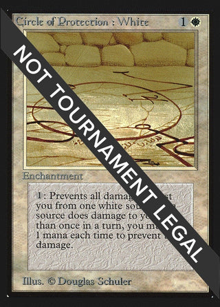 Circle of Protection: White (IE) [IED] - MTG Single