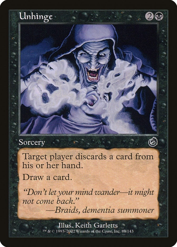 Unhinge (87) [TOR] - MTG Single