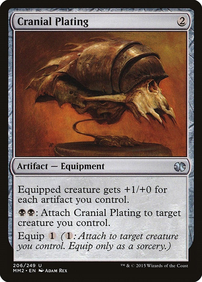 Cranial Plating (206) [MM2] - MTG Single