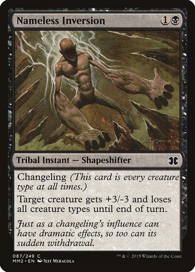 Nameless Inversion (87) [MM2] - MTG Single