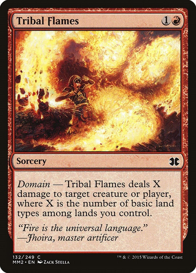 Tribal Flames (132) [MM2] - MTG Single