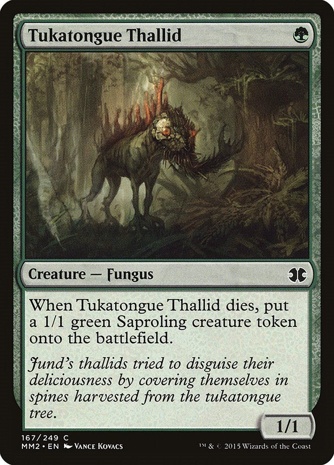 Tukatongue Thallid (167) [MM2] - MTG Single