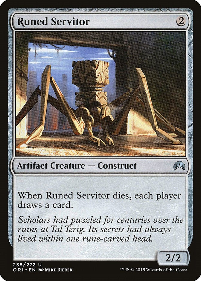 Runed Servitor (238) [ORI] - MTG Single